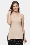 Floret Cotton Camisole (Pack of 2) - Skin — thumbnail 2